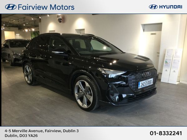 Audi Q4 e-tron SUV, Electric, 2024, Black