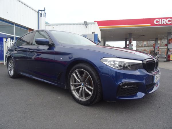 BMW 5-Series Saloon, Diesel, 2019, Blue