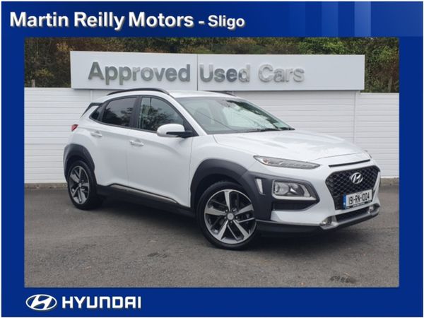 Hyundai KONA Hatchback, Petrol, 2019, White