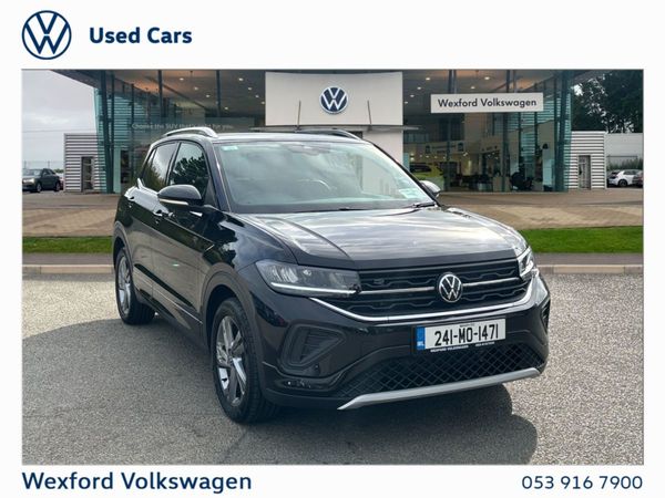 Volkswagen T-Cross SUV, Petrol, 2024, Black