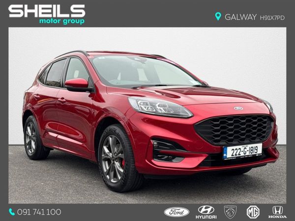 Ford Kuga SUV, Petrol Plug-in Hybrid, 2022, Red