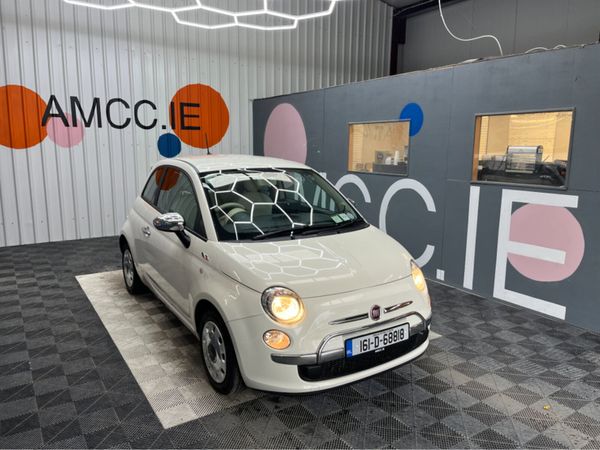 Fiat 500 Hatchback, Petrol, 2016, White
