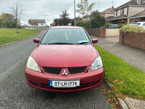 Mitsubishi Lancer Saloon, Petrol, 2007, Red