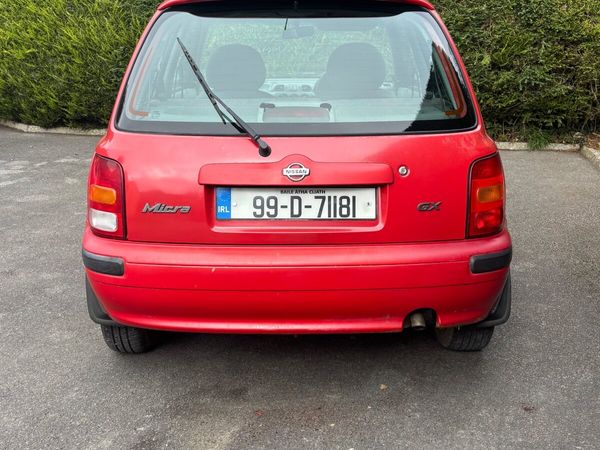 Nissan Micra Hatchback, Petrol, 1999, Red
