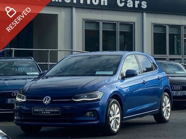 Volkswagen Polo Hatchback, Petrol, 2019, Blue