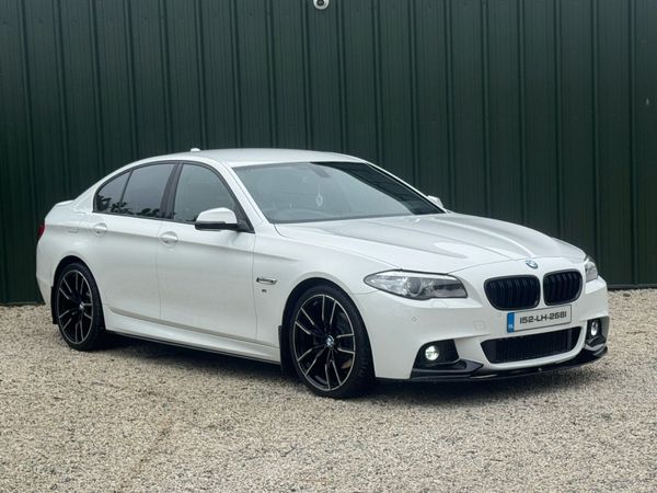 BMW 5-Series Saloon, Diesel, 2015, White