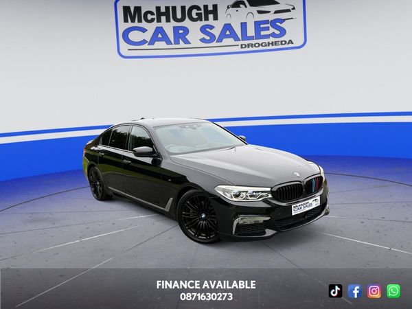 BMW 5-Series Saloon, Diesel, 2018, Black
