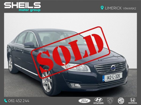 Volvo S80 Saloon, Diesel, 2014, Blue