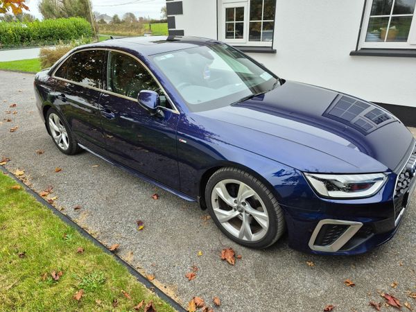 Audi A4 Saloon, Diesel, 2020, Blue