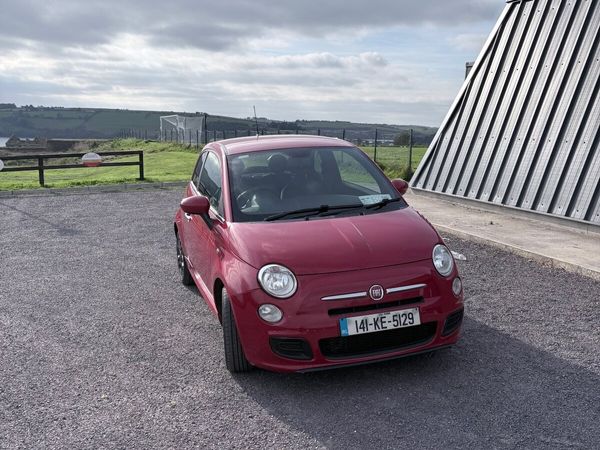 Fiat 500 Hatchback, Petrol, 2014, Red