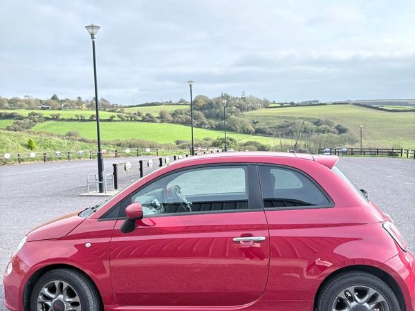 Fiat 500 Hatchback, Petrol, 2014, Red