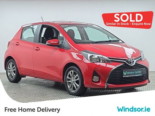 Toyota Yaris Hatchback, Petrol, 2016, Red
