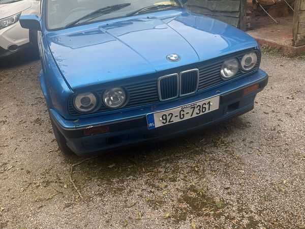 BMW 3-Series Convertible, Petrol, 1992, Blue