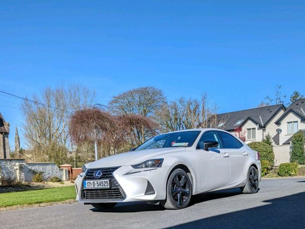 Lexus IS Saloon, Petrol Hybrid, 2017, White