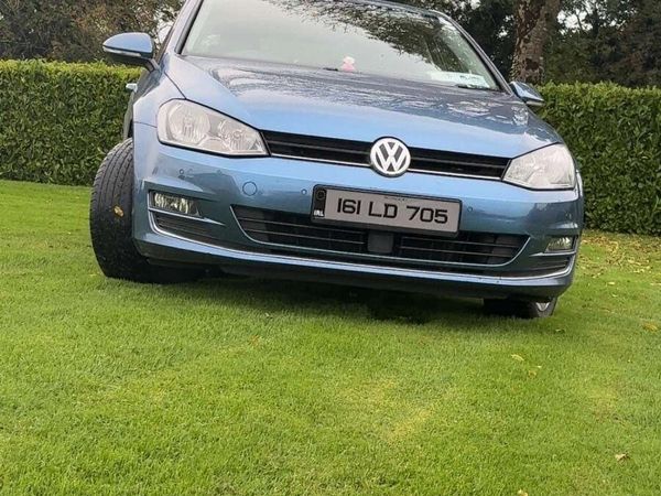 Volkswagen Golf Hatchback, Diesel, 2016, Blue
