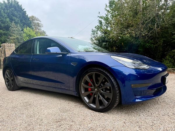 Tesla Model 3 Saloon, Electric, 2020, Blue