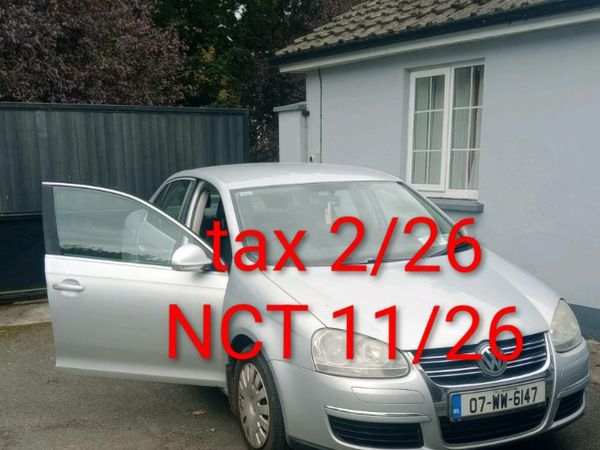 Volkswagen Jetta Saloon, Petrol, 2007, Silver