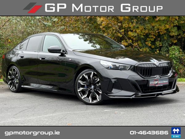 BMW 5-Series Saloon, Petrol Plug-in Hybrid, 2025, Black
