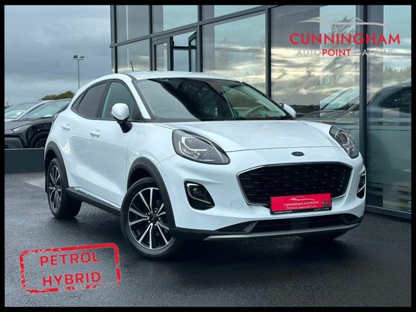 Ford Puma MPV, Petrol Hybrid, 2022, White