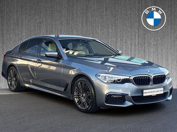 BMW 5-Series Saloon, Petrol Plug-in Hybrid, 2020, Blue