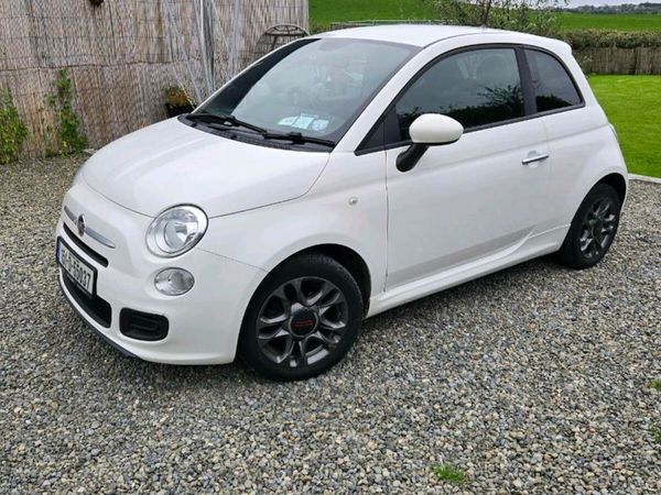 Fiat 500 Hatchback, Petrol, 2015, White