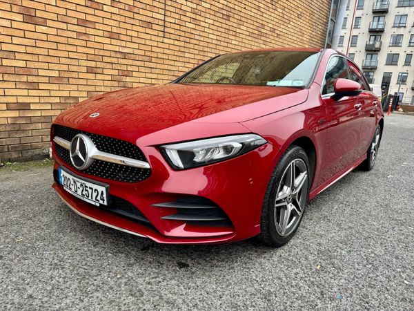 Mercedes-Benz A-Class Saloon, Petrol Plug-in Hybrid, 2020, Red