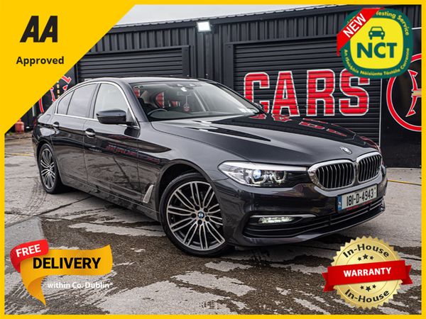 BMW 5-Series Saloon, Diesel, 2018, Grey