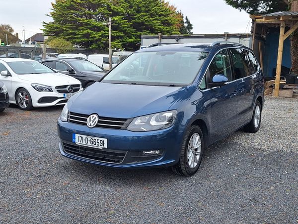 Volkswagen Sharan Estate, Petrol, 2017, Blue
