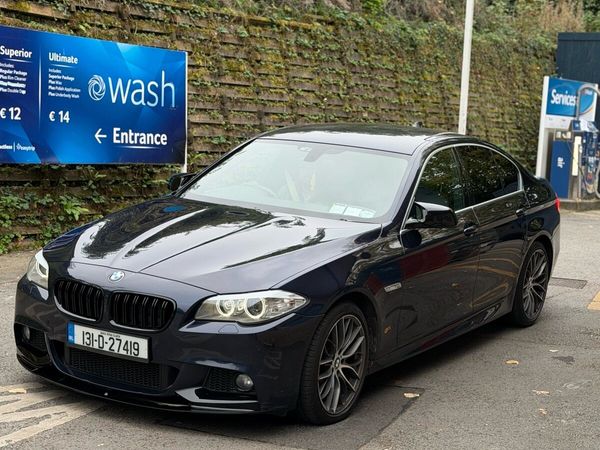 BMW 5-Series Saloon, Diesel, 2013, Blue