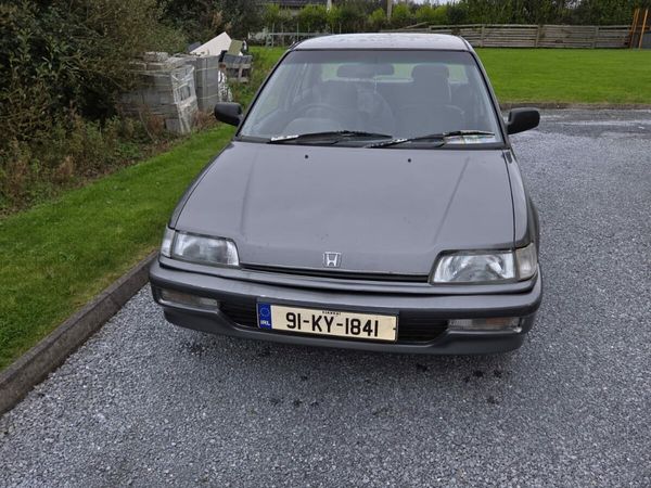 Honda Civic Saloon, Petrol, 1991, Grey