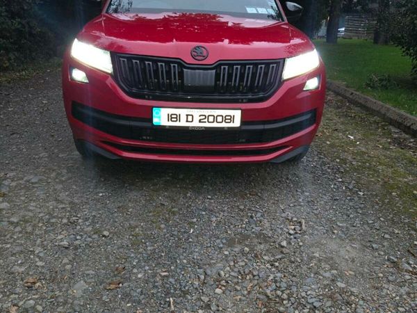 Skoda Kodiaq SUV, Diesel, 2018, Red