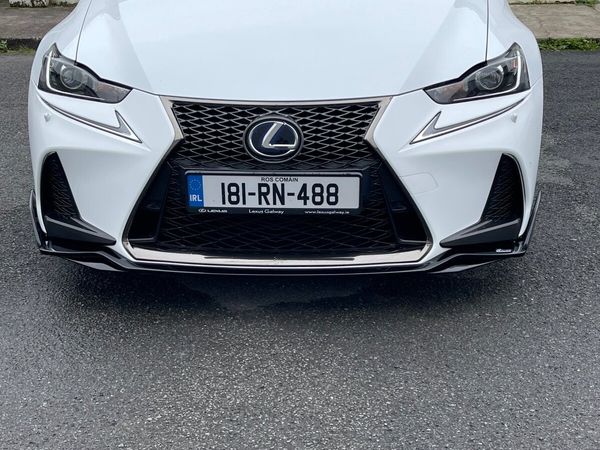 Lexus IS Saloon, Petrol Hybrid, 2018, White