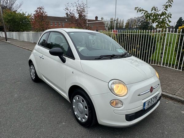 Fiat 500 Hatchback, Petrol, 2010, White