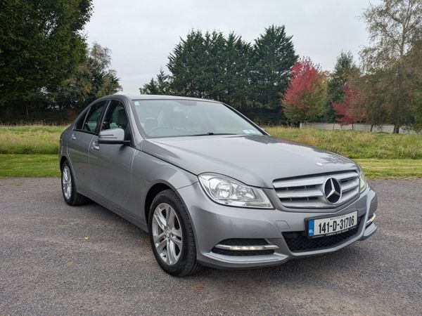 Mercedes-Benz C-Class Saloon, Petrol, 2014, Silver