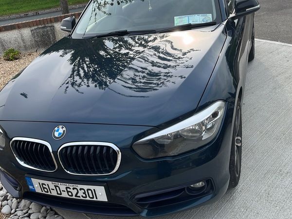 BMW 1-Series Hatchback, Diesel, 2016, Blue