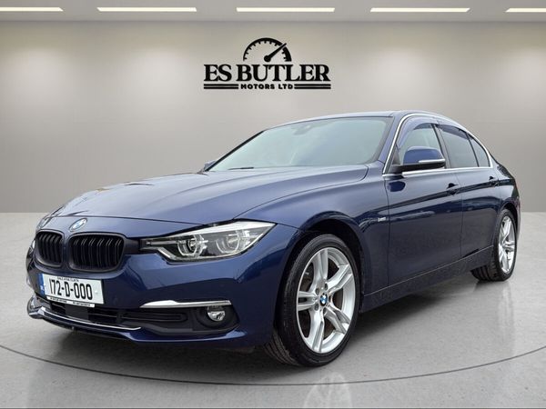 BMW 3-Series Saloon, Diesel, 2017, Blue