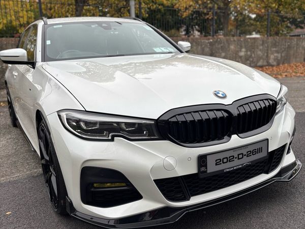 BMW 3-Series Estate, Petrol Plug-in Hybrid, 2020, White