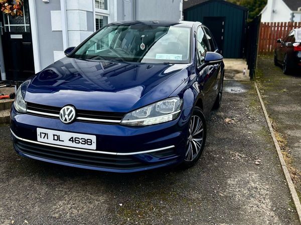 Volkswagen Golf Hatchback, Diesel, 2017, Blue