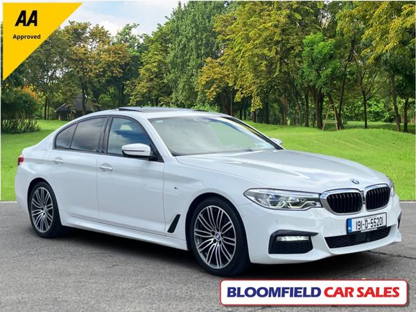 BMW 5-Series Saloon, Diesel, 2019, White