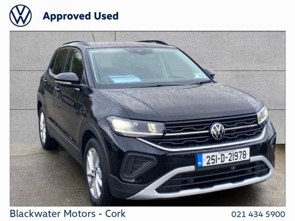 Volkswagen T-Cross SUV, Petrol, 2025, Black