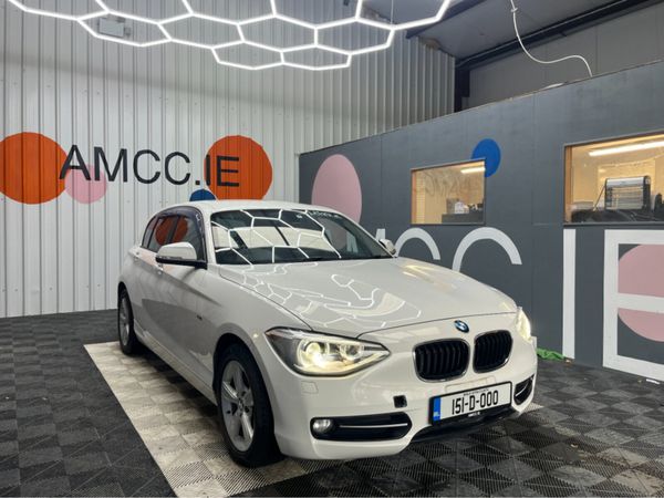 BMW 1-Series Hatchback, Petrol, 2015, White