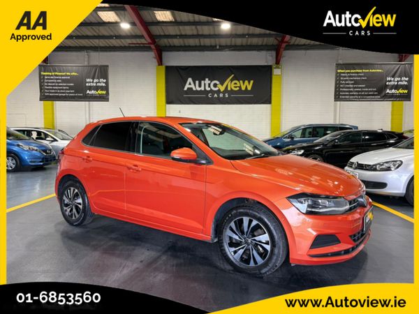 Volkswagen Polo Hatchback, Petrol, 2022, Orange