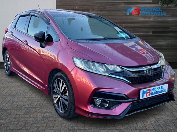 Honda Fit Hatchback, Petrol Hybrid, 2017, Red