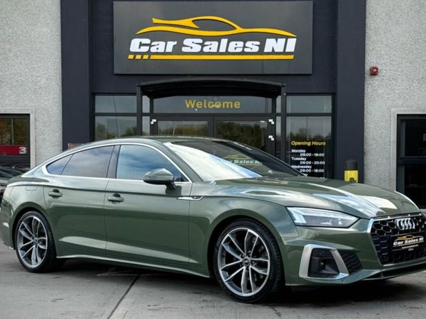 Audi A5 Hatchback, Diesel Hybrid, 2023, Green
