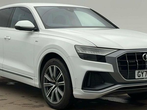 Audi Q8 SUV, Diesel Hybrid, 2022, White