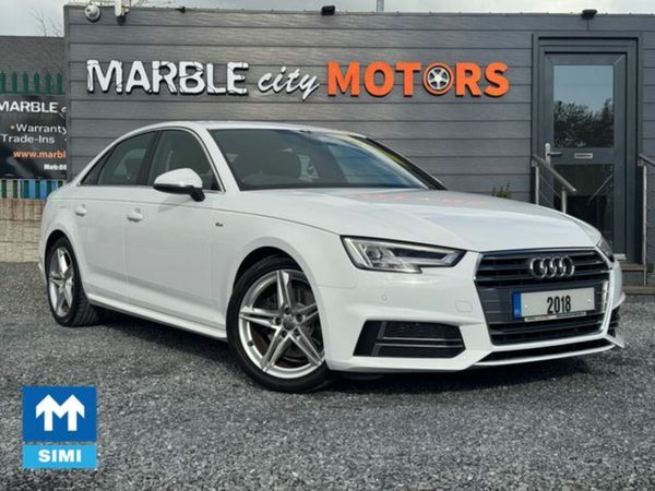 Audi A4 Saloon, Petrol, 2018, White