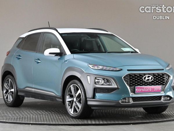 Hyundai KONA Crossover, Petrol, 2019, Blue