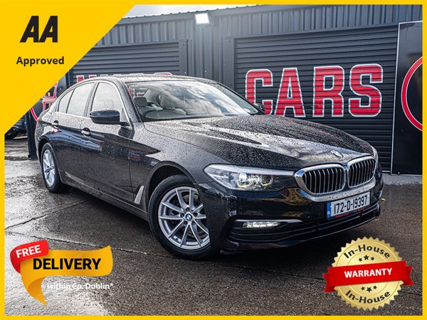 BMW 5-Series Saloon, Diesel, 2017, Black