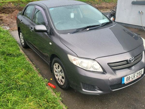 Toyota Corolla Saloon, Petrol, 2008, Grey