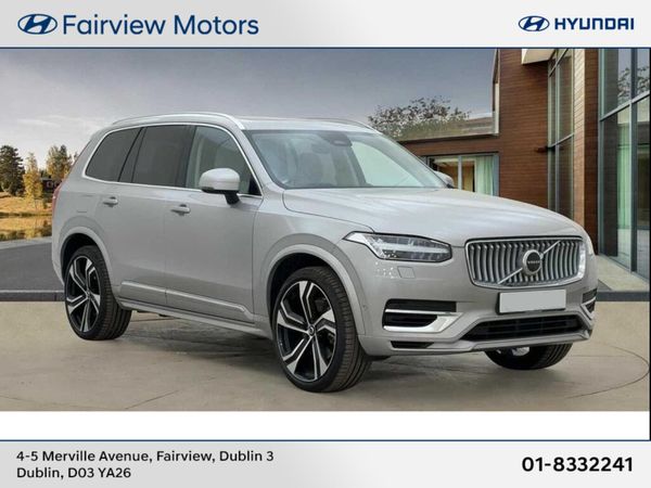 Volvo XC90 Estate, Petrol Hybrid, 2024, Silver